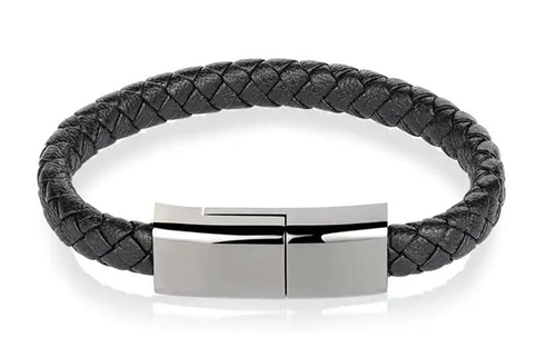 Gadget Gift Ideas for Picky Teens and Tweens - Leather Charging Bracelet